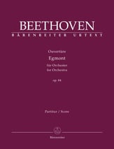 Egmont Overture for Orchestra, Op. 84 Orchestra Scores/Parts sheet music cover
